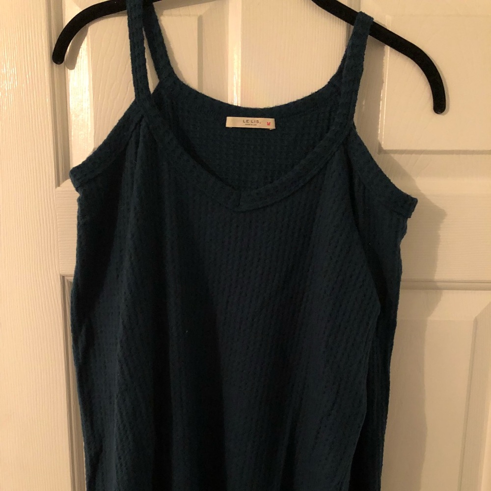 Cold Shoulder long sleeve sweater